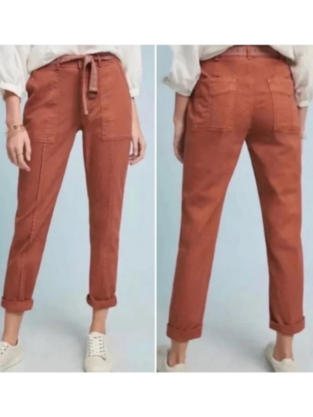by Anthropologie The Wanderer Pant Rust Red Size 29 Utility Cargo